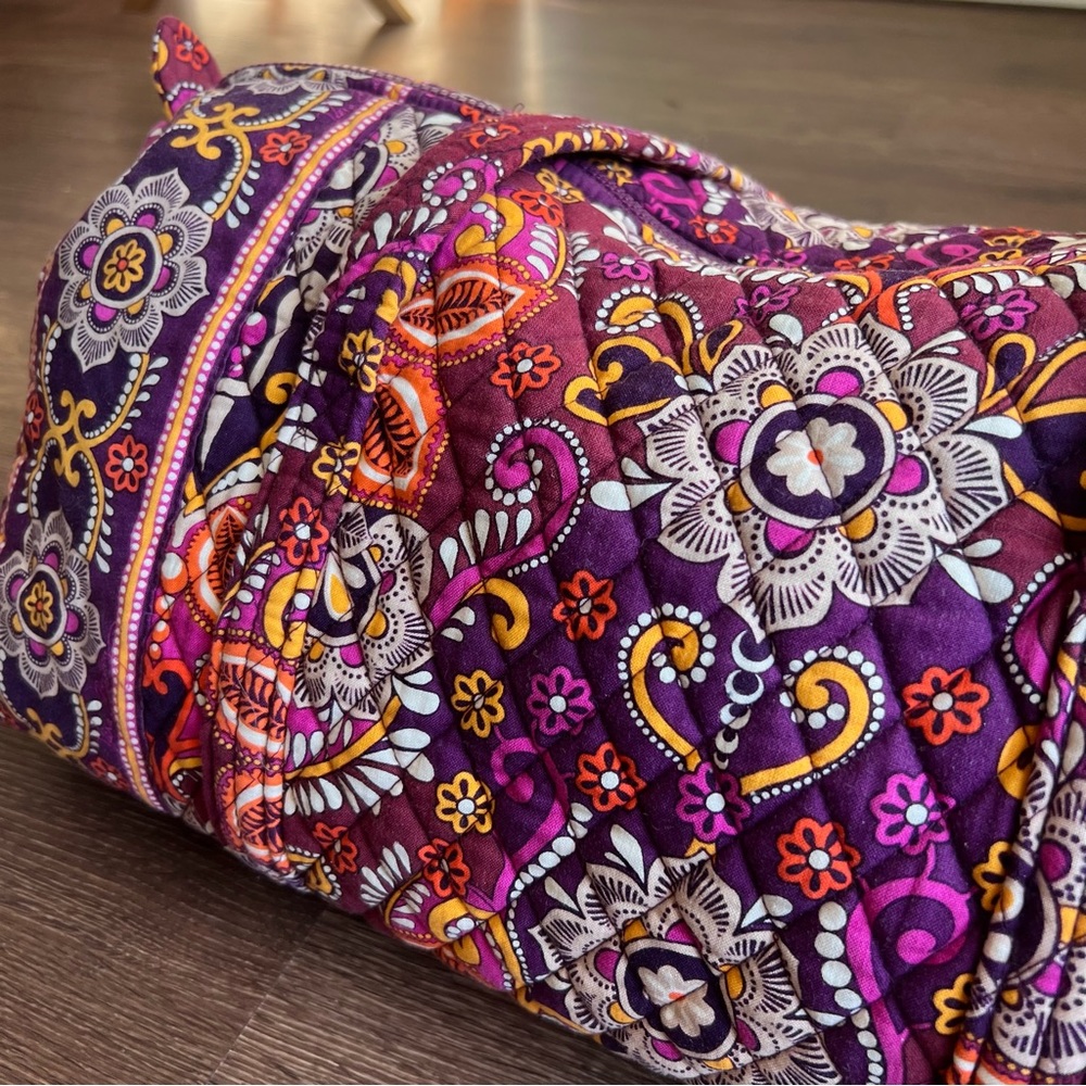 Vera Bradley Safari Sunset Duffel Tote Bag - Picture 7 of 10